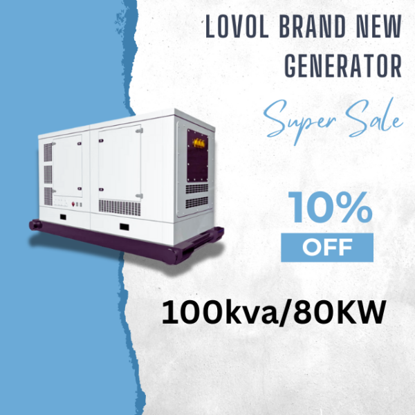 Lovol 100kva brand new Generator